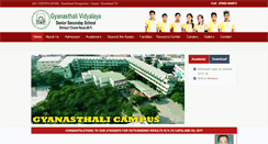 Desktop Screenshot of gyanasthali.org